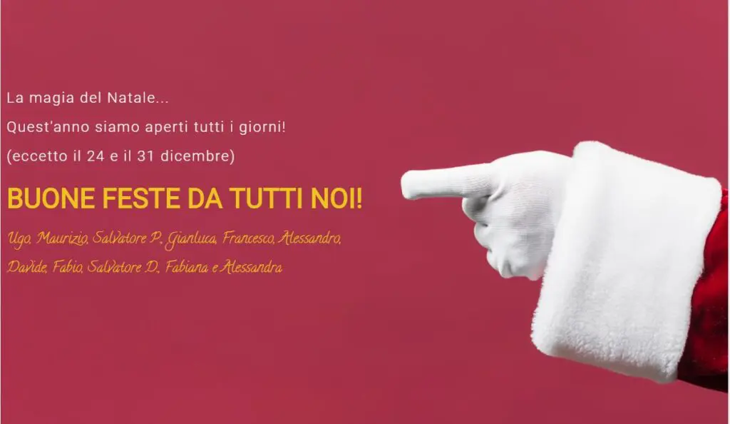 Altsys augura buone feste ai suoi clienti e comunica i giorni straordinari di apertura