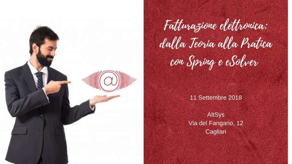 Evento Fatturazione elettronica, dalla teoria alla pratica con Spring e eSolver