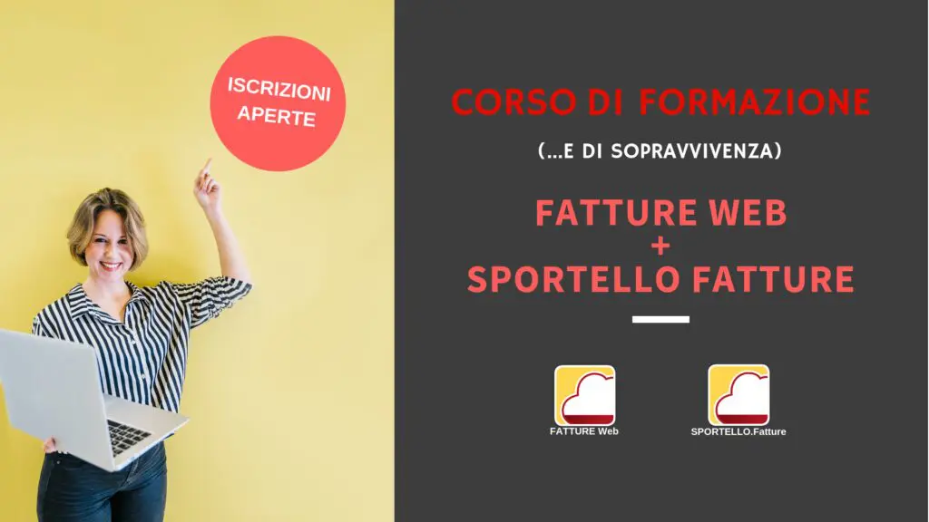 Corso di formazione FATTURE WEB + SPORTELLO FATTURE