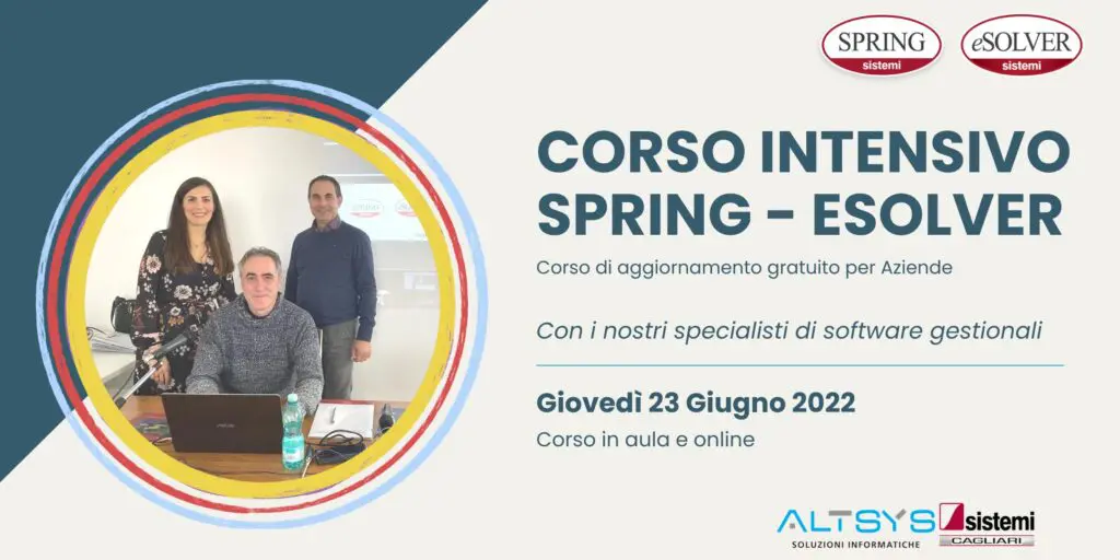 Corso intensivo Spring eSolver